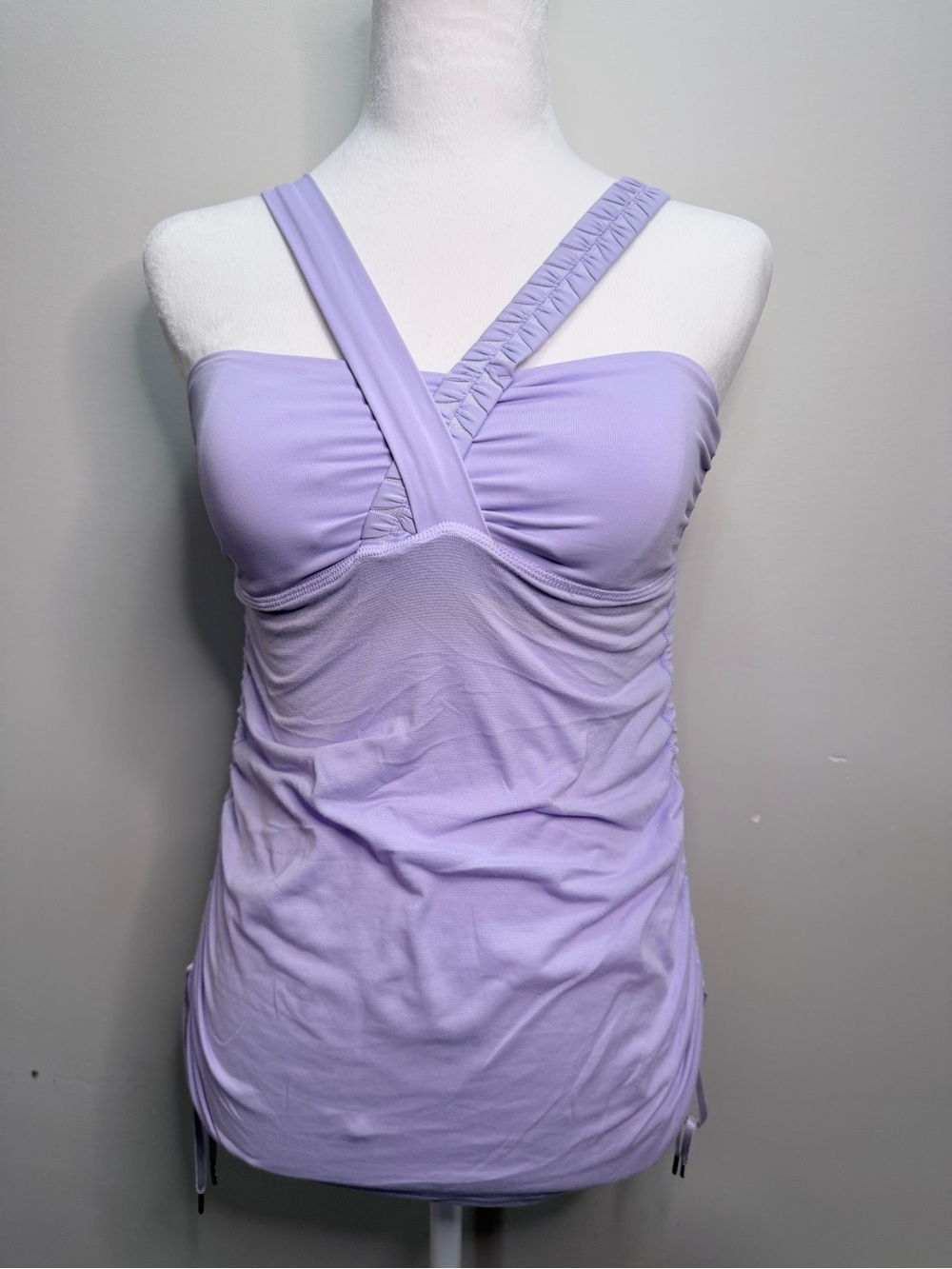 Lululemon Lavender Cross-Strap Tankini Top Size XS/S